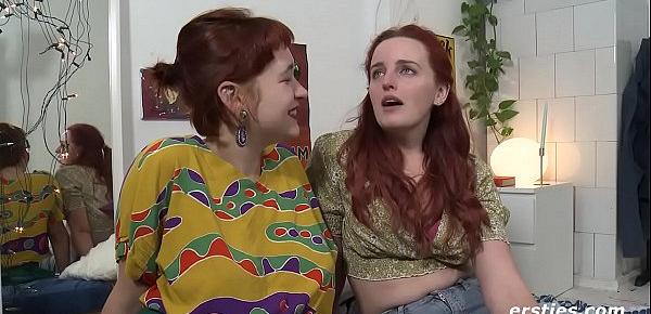  Amateur Redhead Lesbians In Hardcore Action